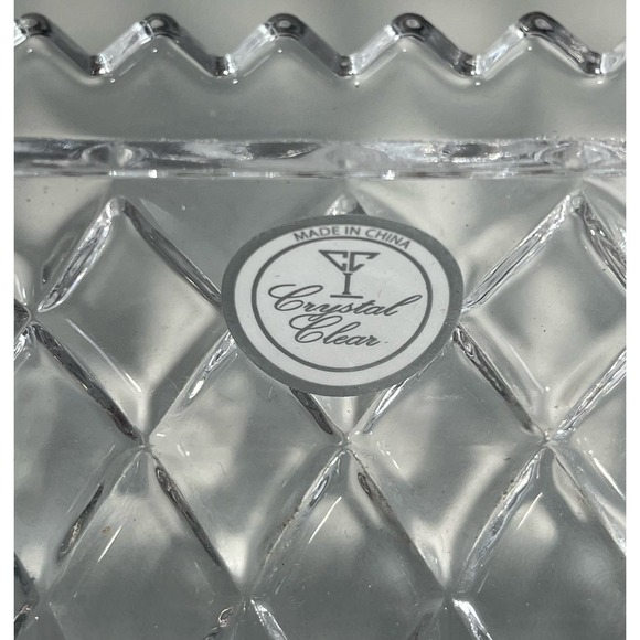 Crystal Clear Muirfield Crystal Cracker Tray New - Picture 6 of 7